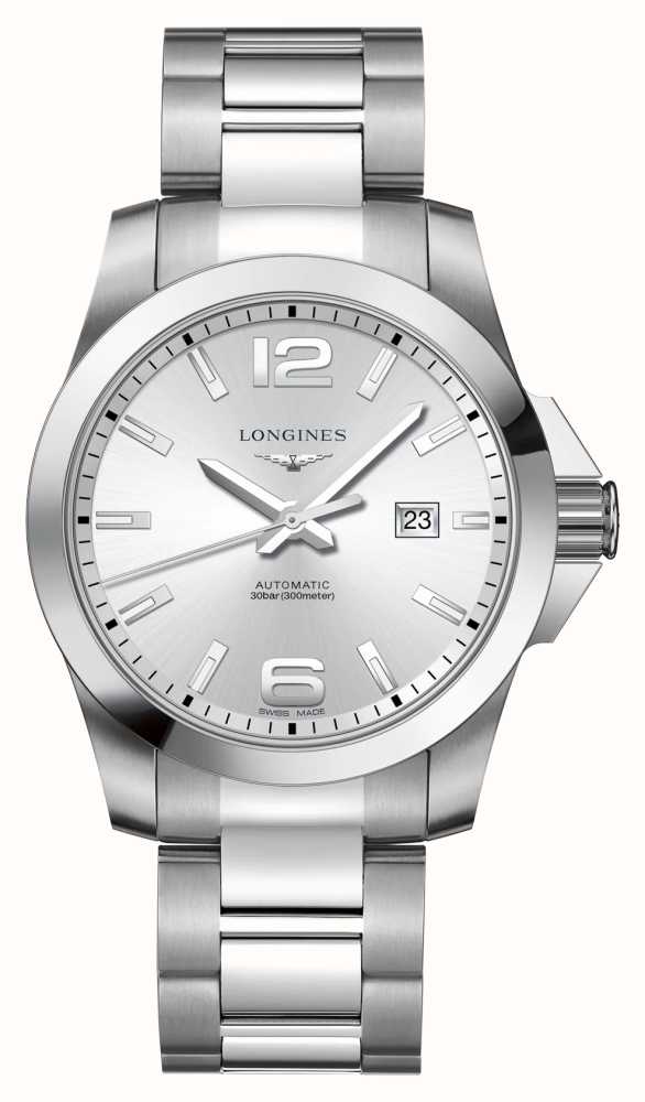 LONGINES Men s L888 Conquest 43mm Mechanical L37784766 First