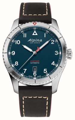 Alpina Startimer Pilot | Blue Dial | Brown Leather Strap AL-525NW4S26