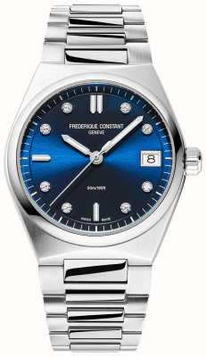 Frederique Constant Highlife Diamond Quartz (31mm) Blue Sunray Dial / Stainless Steel FC-240ND2NH6B