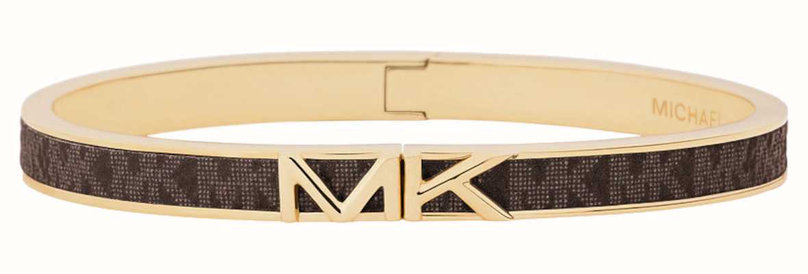 Michael Kors Gold Plated MK Bangle MKJ7830710 - First Class Watches™ SGP