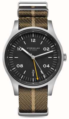 STERNGLAS Men's Taiga GMT NATO Strap Wristwatch S01-TA11-PR07