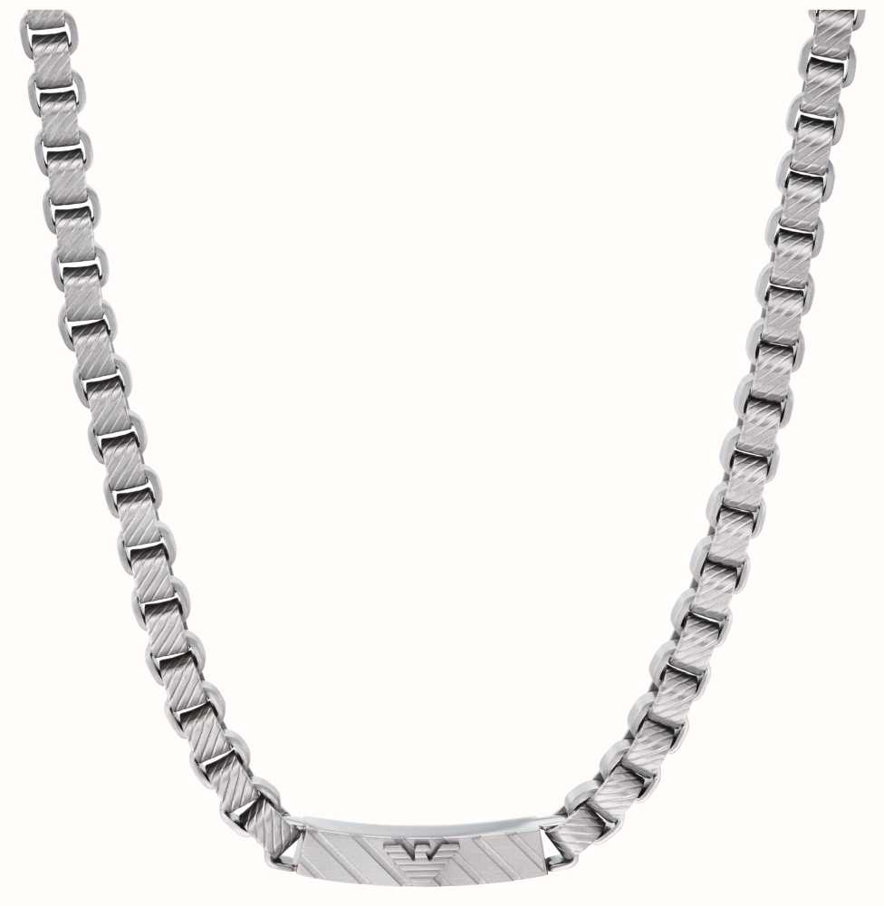 Emporio Armani Men's Stainless Steel Chunky Chain Necklace EGS2922040 -  First Class Watches™ SGP