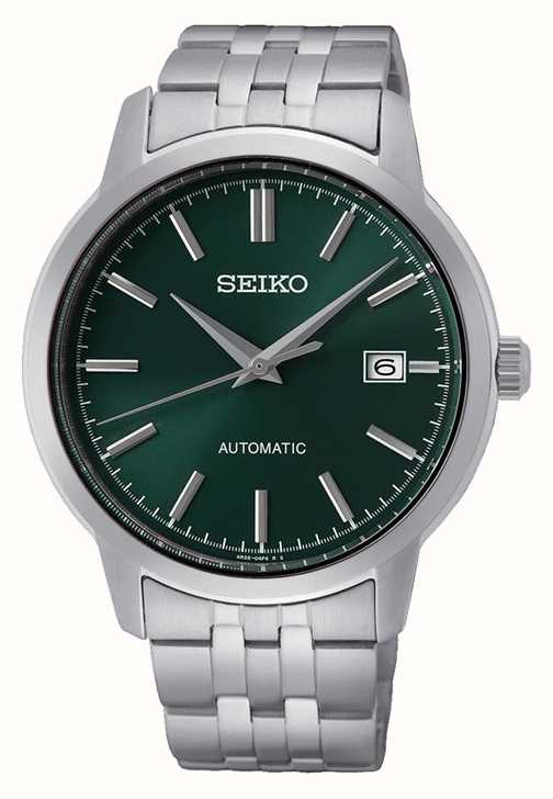 Seiko Automatic Green Dial Stainless Steel Dress Watch SRPH89K1 - First  Class Watches™ SGP