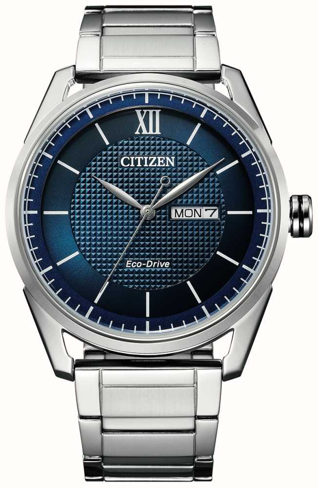 Citizen Eco-Drive Mens Crystal Accent Silver Tone Stainless Steel Bracelet  Watch Ca0750-53e | Hamilton Place