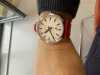 Customer picture of Mondaine Stop2go BackLight Red Leather Strap White Dial MST.4101B.LC