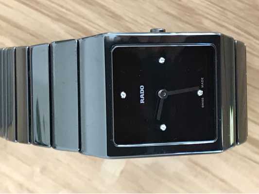 Rado ceramica jubile black on sale diamonds