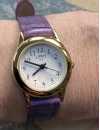 Customer picture of Limit Women's Purple Strap White Dial 6982
